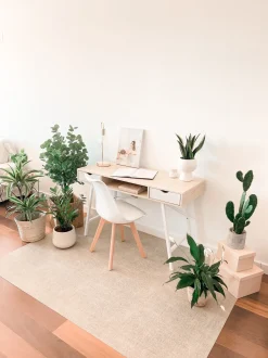 Secretaria Castanha Clara Com 2 Gavetas 120 X 48 Cm Clarita