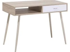 Secretaria Castanha Clara Com 1 Gaveta 100 X 48 Cm Deora