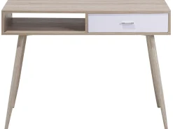 Secretaria Castanha Clara Com 1 Gaveta 100 X 48 Cm Deora