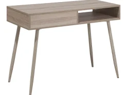 Secretaria Castanha Clara Com 1 Gaveta 100 X 48 Cm Deora