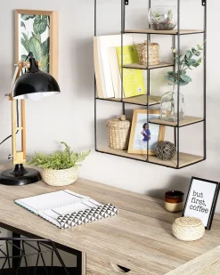 Secretaria Castanha Clara Com 2 Gavetas Grant