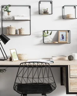 Secretaria Castanha Clara Com 2 Gavetas Grant