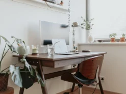 Secretaria Castanha Escura Com 2 Gavetas 120 X 70 Cm Sheslay