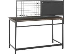 Secretaria Castanha Escura E Preta 118 X 60 Cm Vince