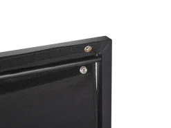 Secretaria Castanha Escura E Preta 118 X 60 Cm Vince