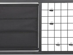 Secretaria Castanha Escura E Preta 118 X 60 Cm Vince