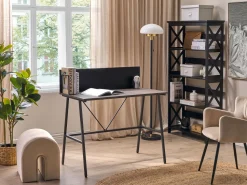 Secretaria Com Efeito Madeira Escura 100 X 50 Cm Hastings