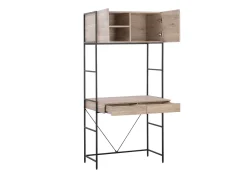 Secretaria Preta E Castanha 81 X 60 Cm Harrow