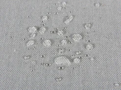 Sofa De Canto Modular 7 Lugares A Esquerda E Repousa-Pes Em Tecido Cinzento Claro Arezzo