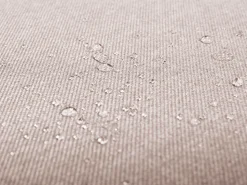 Sofa De Canto Modular 7 Lugares A Direita Com Repousa Pes Em Tecido Creme Arezzo