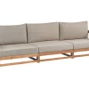 Sofa De Jardim 3 Lugares Em Madeira De Acacia Clara Timor Ii