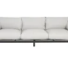 Sofa De Jardim 3 Lugares Em Aluminio Cinzento Claro Esperia