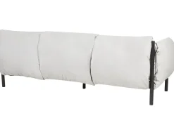 Sofa De Jardim 3 Lugares Em Aluminio Cinzento Claro Esperia