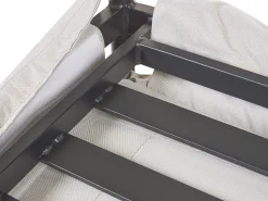 Sofa De Jardim 3 Lugares Em Aluminio Cinzento Claro Esperia