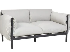 Sofa De Jardim 2 Lugares Em Aluminio Cinzento Claro Esperia