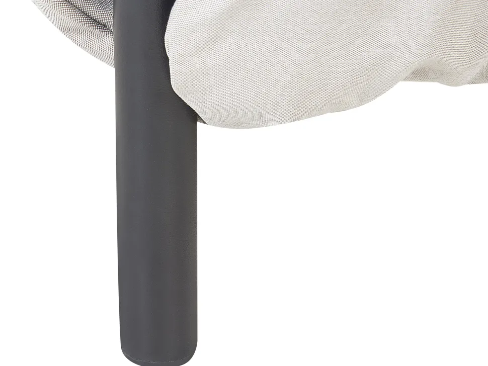 Sofa De Jardim 2 Lugares Em Aluminio Cinzento Claro Esperia