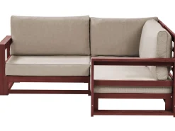 Sofa De Jardim De 2 Lugares Madeira De Acacia Certificada Vermelha Escura Timor Ii