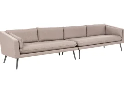Sofa De Jardim Modular 4 Lugares Creme Loretello