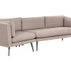 Sofa De Jardim Modular 3 Lugares Versao A Esquerda Creme Loretello