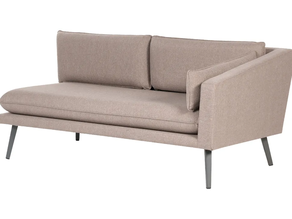 Sofa De Jardim Modular 3 Lugares Versao A Esquerda Creme Loretello