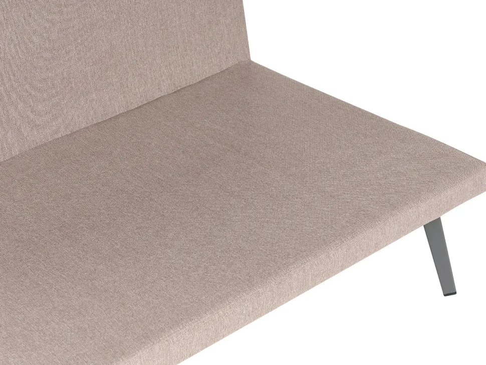 Sofa De Jardim Modular 3 Lugares Versao A Esquerda Creme Loretello