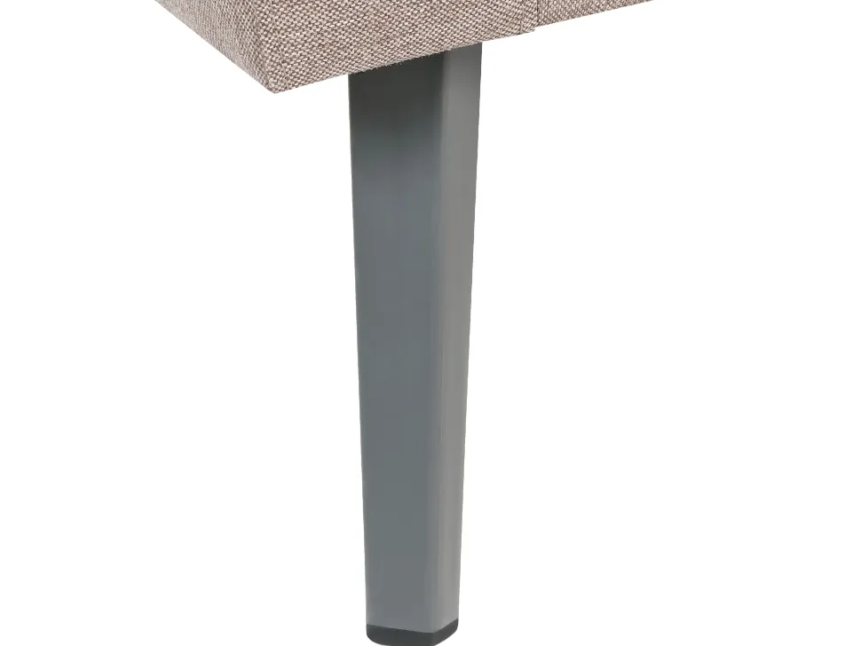 Sofa De Jardim Modular 3 Lugares Versao A Esquerda Creme Loretello