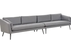 Sofa De Jardim Modular 4 Lugares Cinzento Loretello