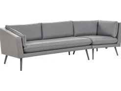 Sofa De Jardim Modular 3 Lugares Versao A Direita Cinzento Loretello