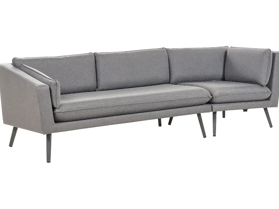 Sofa De Jardim Modular 3 Lugares Versao A Direita Cinzento Loretello