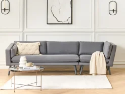 Sofa De Jardim Modular 3 Lugares Versao A Direita Cinzento Loretello