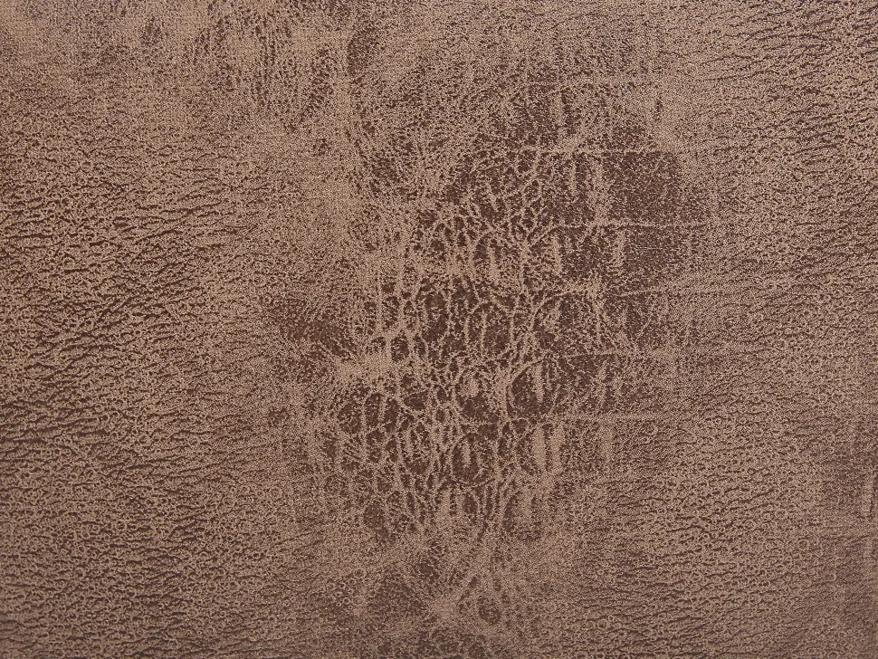 Tamborete Animal Em Pele Sintetica Castanha Horse