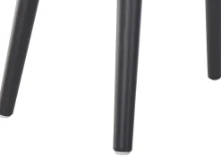 Tamborete Com Arrumação Em Veludo Preto Mallard