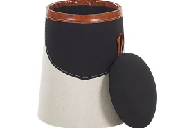 Tamborete Creme Com Arrumação Apache