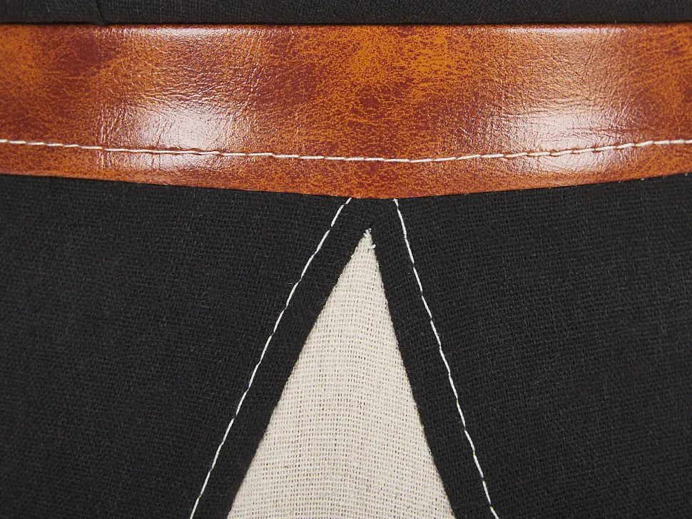 Tamborete Creme Com Arrumação Apache