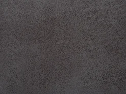 Tamborete Em Pele Sintetica Cinzenta Escura Com Arrumação Elephant