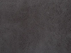 Tamborete Em Pele Sintetica Cinzenta Escura Com Arrumação Rhino