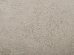 Tamborete Em Pele Sintetica Cinzento Claro Com Arrumação Triceratops