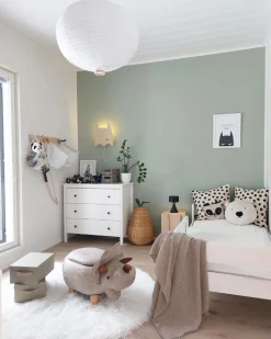 Tamborete Em Pele Sintetica Cinzento Claro Com Arrumação Triceratops