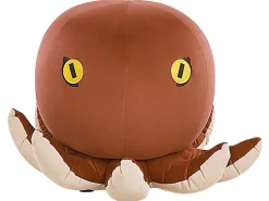 Tamborete Em Veludo Castanho Octopus
