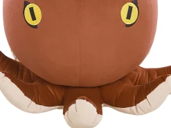 Tamborete Em Veludo Castanho Octopus