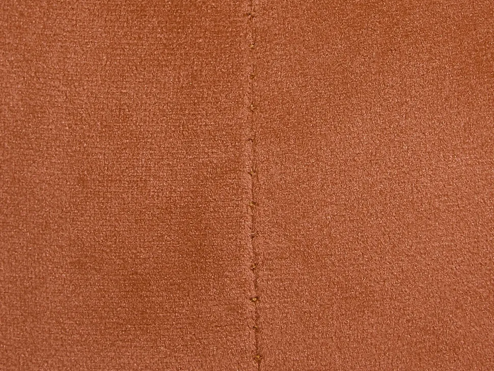 Tamborete Em Veludo Castanho Octopus