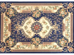 Tapete Azul 160 X 230 Cm Gaziantep