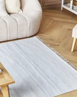 Tapete Azul Claro 160 X 230 Cm Malhia