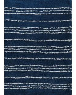 Tapete Azul E Branco 160 X 230 Cm Tashir