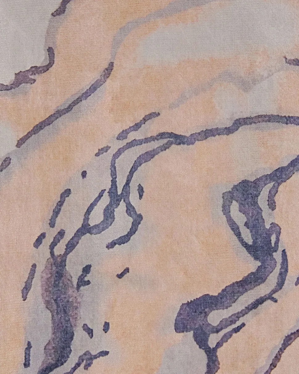 Tapete Azul E Creme 160 X 230 Cm Gebze