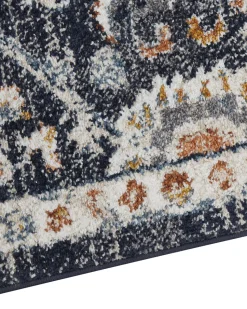 Tapete Azul E Creme 200 X 300 Cm Malishka