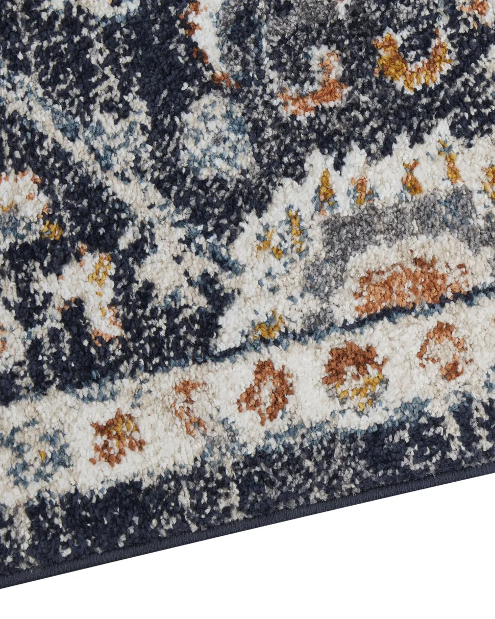 Tapete Azul E Creme 200 X 300 Cm Malishka