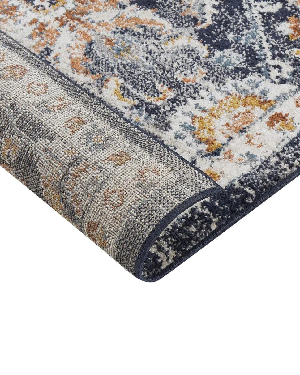 Tapete Azul E Creme 200 X 300 Cm Malishka