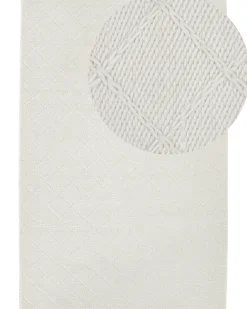 Tapete Branco 160 X 230 Cm Ellek