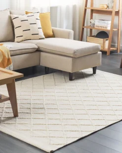 Tapete Branco 160 X 230 Cm Ellek